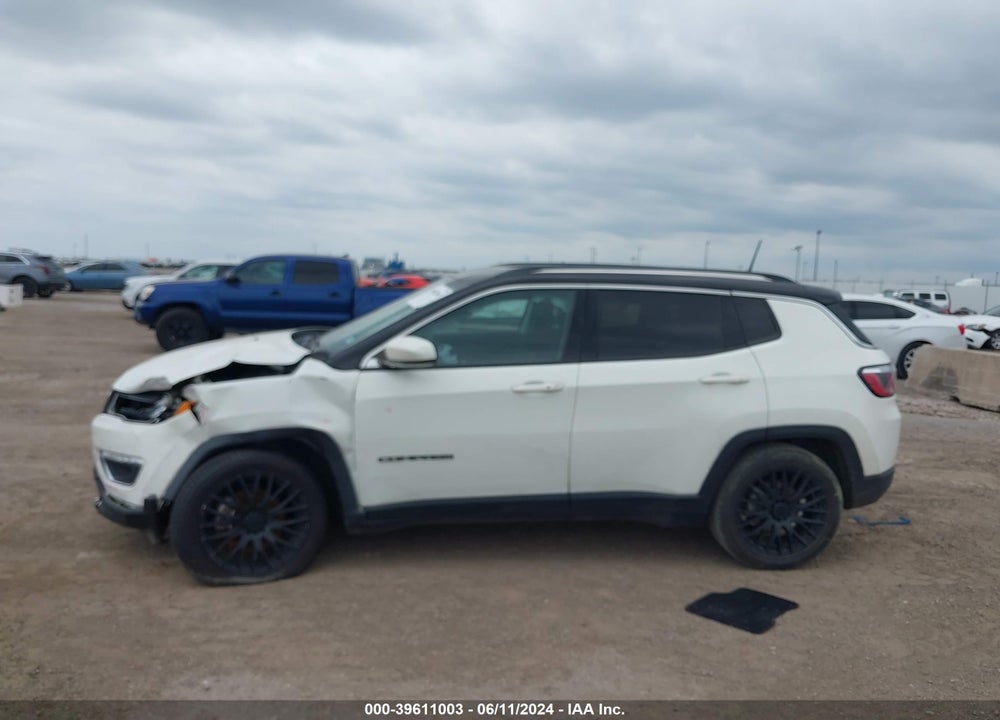 2018 JEEP COMPASS LIMITED FWD VIN: 3C4NJCCBXJT502892