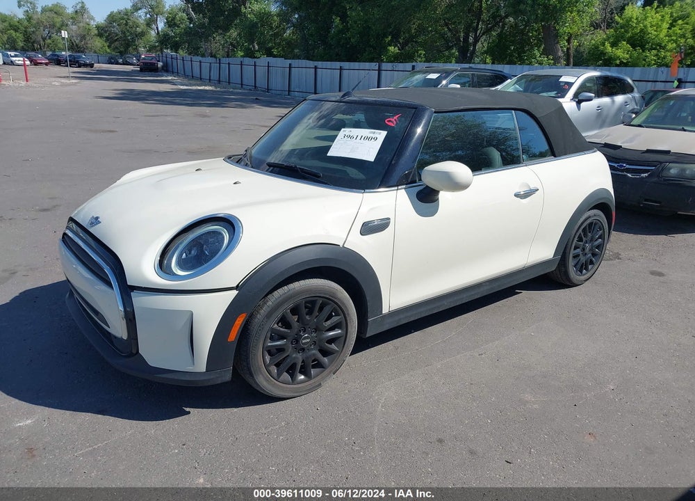 2023 MINI CONVERTIBLE COOPER VIN: WMW23DL01P3P77103