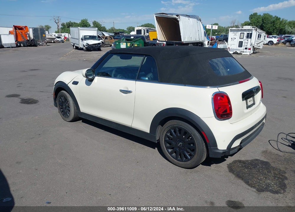 2023 MINI CONVERTIBLE COOPER VIN: WMW23DL01P3P77103