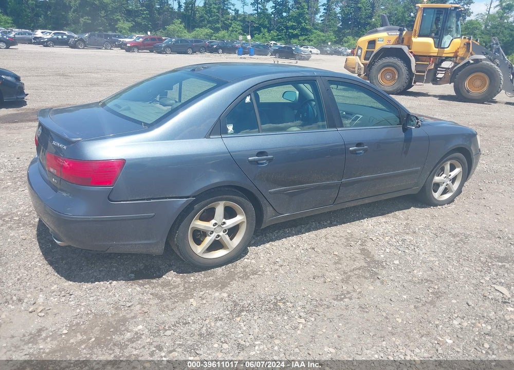 2009 HYUNDAI SONATA SE V6 VIN: 5NPEU46F79H434235