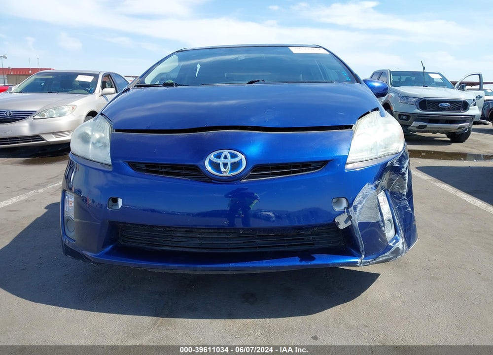 2011 TOYOTA PRIUS THREE VIN: JTDKN3DU6B0300329