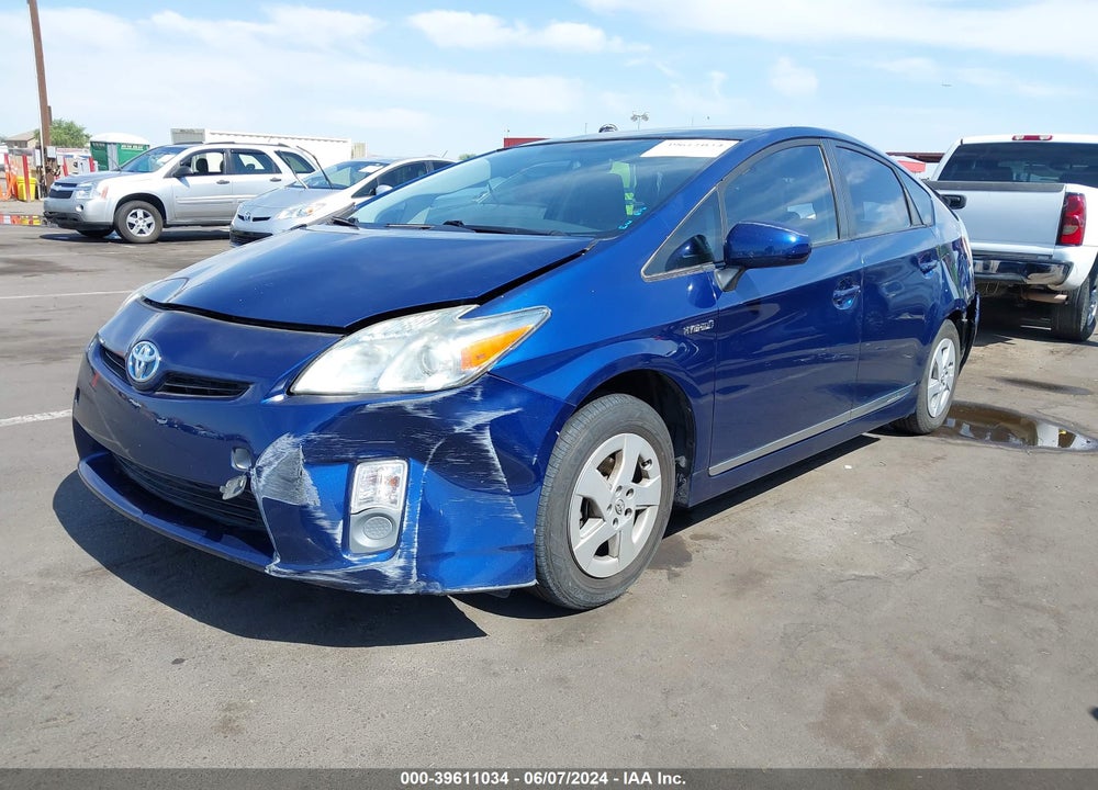 2011 TOYOTA PRIUS THREE VIN: JTDKN3DU6B0300329