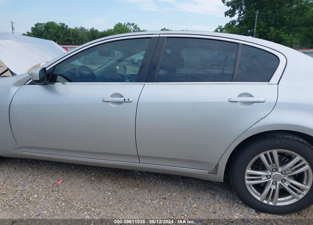 2013 INFINITI G37X VIN: JN1CV6AR8DM765215