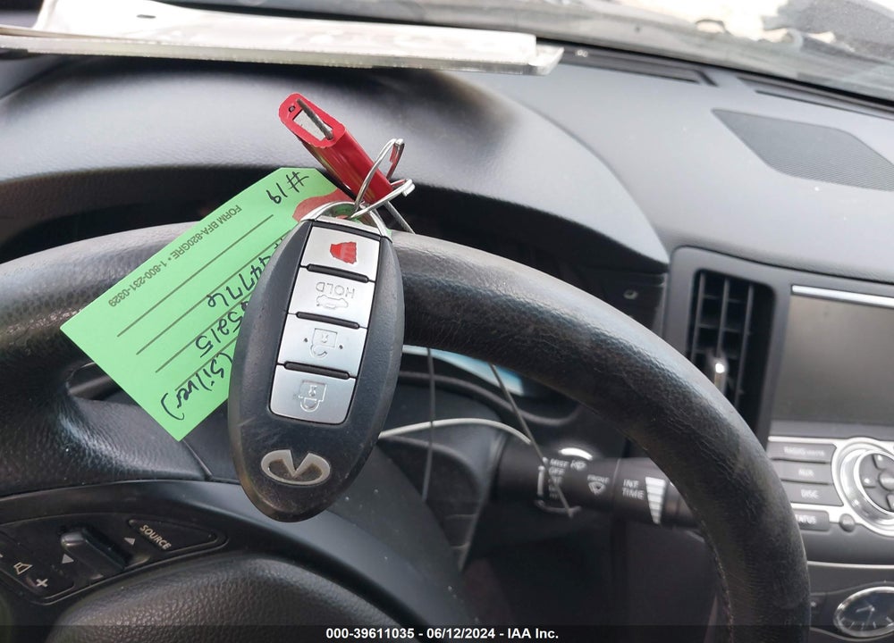 2013 INFINITI G37X VIN: JN1CV6AR8DM765215