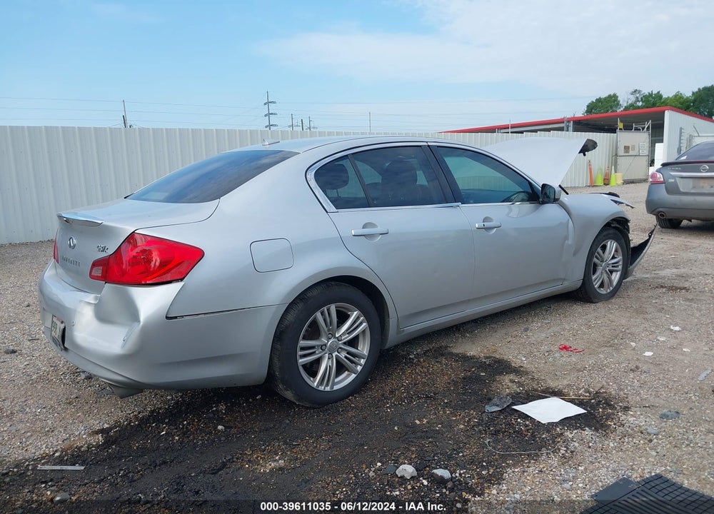 2013 INFINITI G37X VIN: JN1CV6AR8DM765215