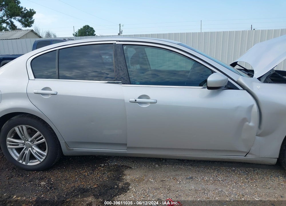 2013 INFINITI G37X VIN: JN1CV6AR8DM765215