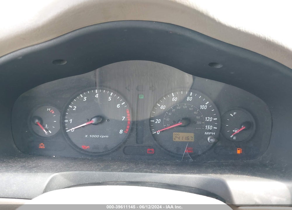 2004 HYUNDAI SANTA FE GLS VIN: KM8SC13D64U764188