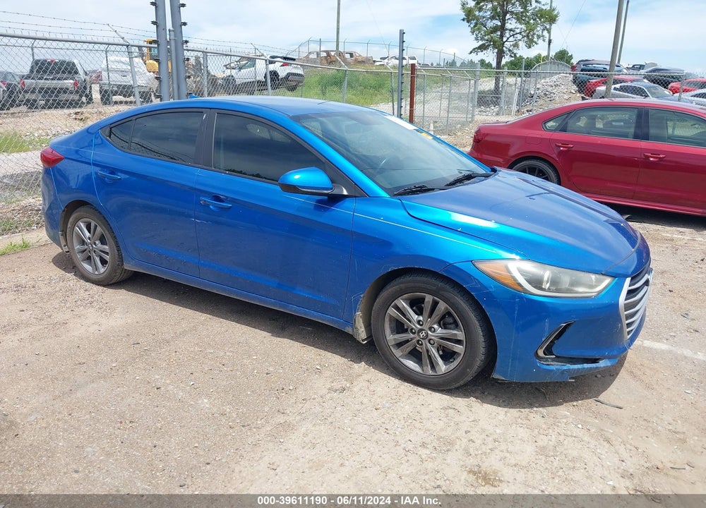 2017 HYUNDAI ELANTRA SE VIN: 5NPD84LF3HH108760