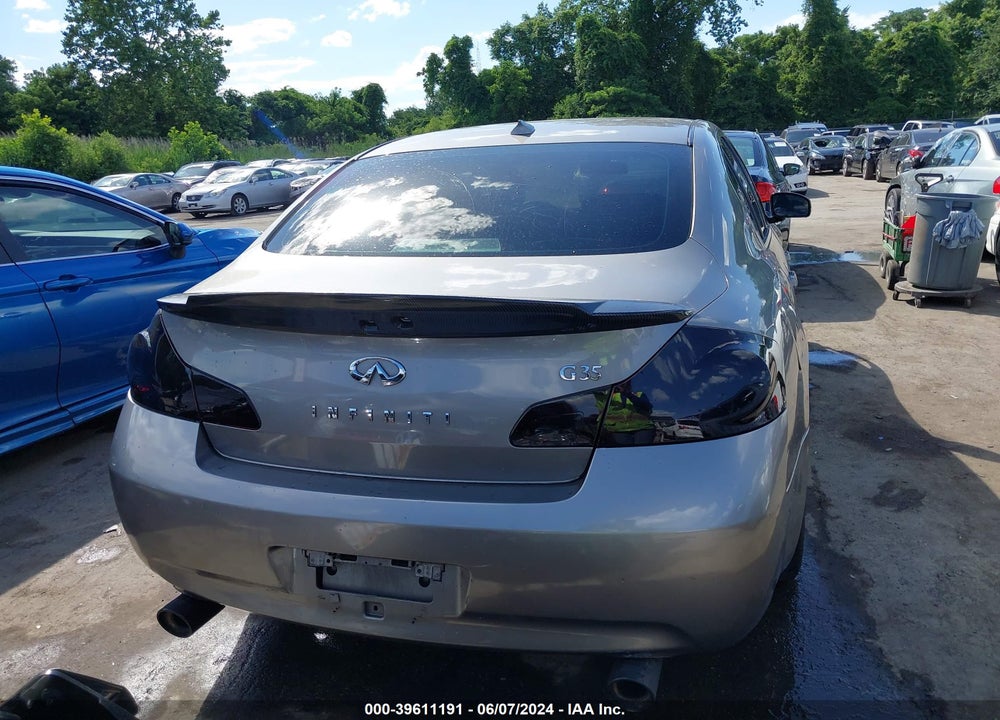 2008 INFINITI G35 JOURNEY VIN: JNKBV61E58M204433
