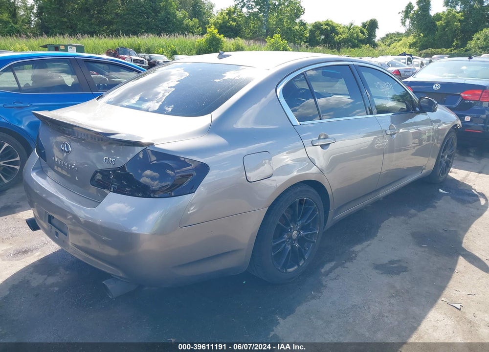 2008 INFINITI G35 JOURNEY VIN: JNKBV61E58M204433