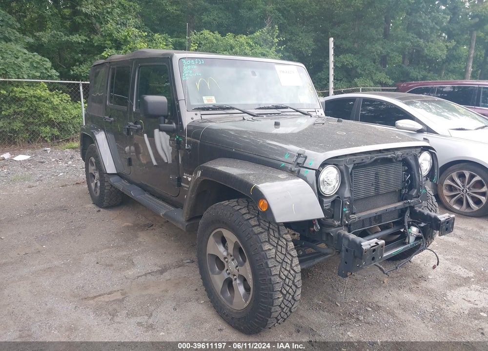 2018 JEEP WRANGLER JK UNLIMITED SAHARA 4X4 VIN: 1C4HJWEG5JL927018