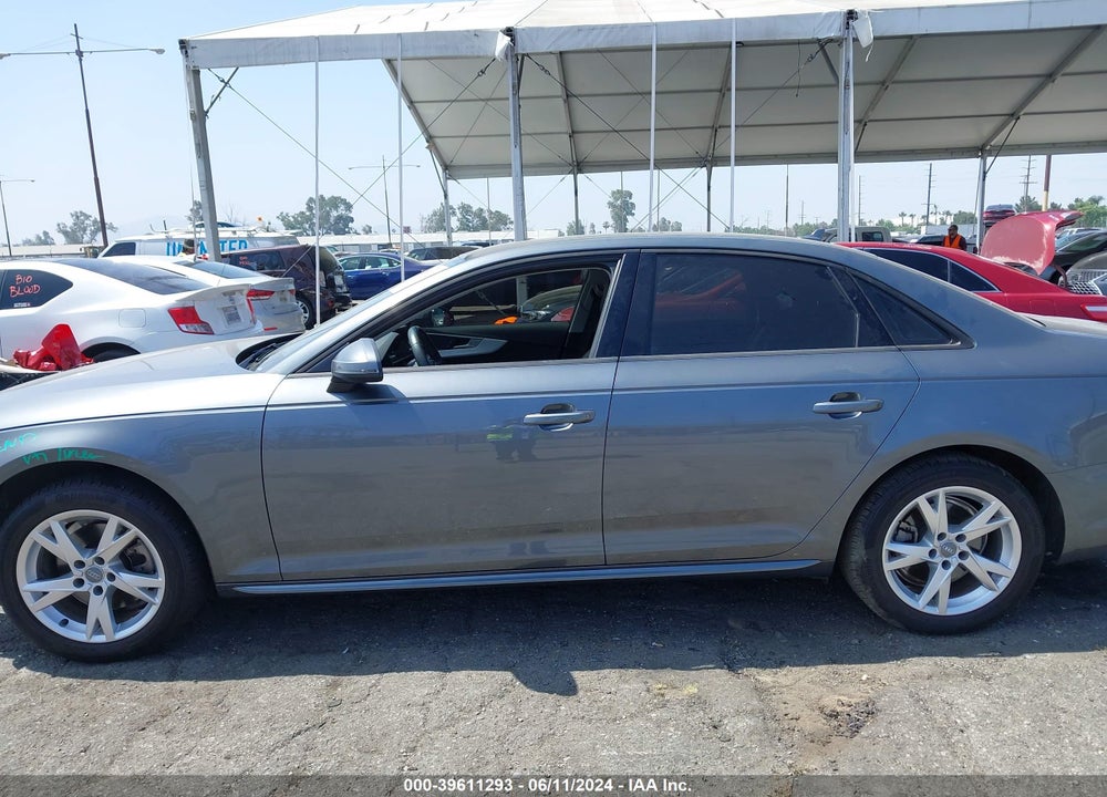 2018 AUDI A4 2.0T TECH ULTRA PREMIUM/2.0T ULTRA PREMIUM VIN: WAUKMAF44JA174448