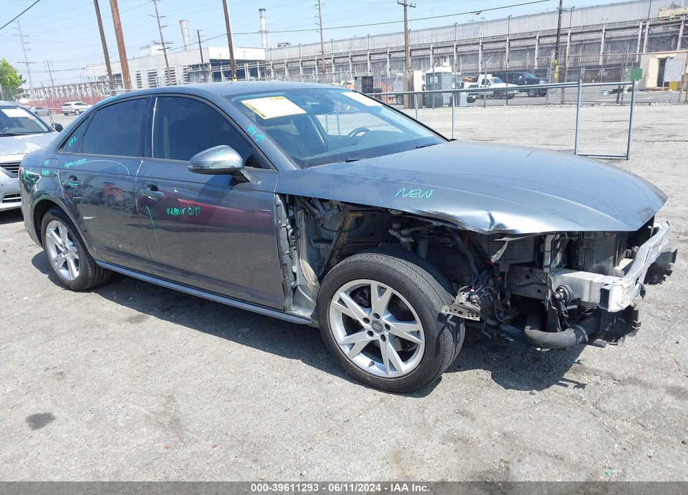 2018 AUDI A4 2.0T TECH ULTRA PREMIUM/2.0T ULTRA PREMIUM VIN: WAUKMAF44JA174448