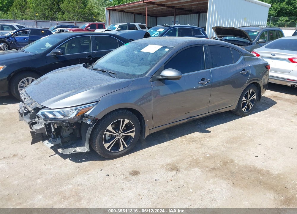 2022 NISSAN SENTRA SV XTRONIC CVT VIN: 3N1AB8CV0NY297128