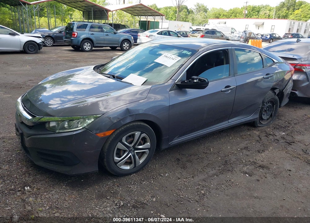 2016 HONDA CIVIC LX VIN: 19XFC2F50GE204315