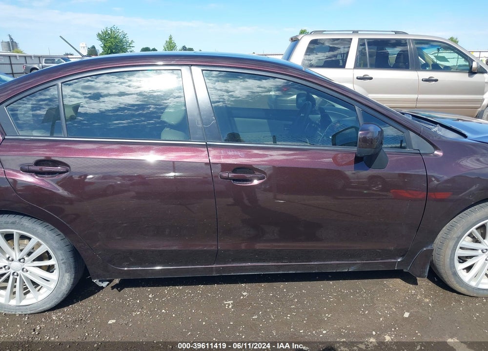 2012 SUBARU IMPREZA 2.0I PREMIUM VIN: JF1GJAD61CH030703