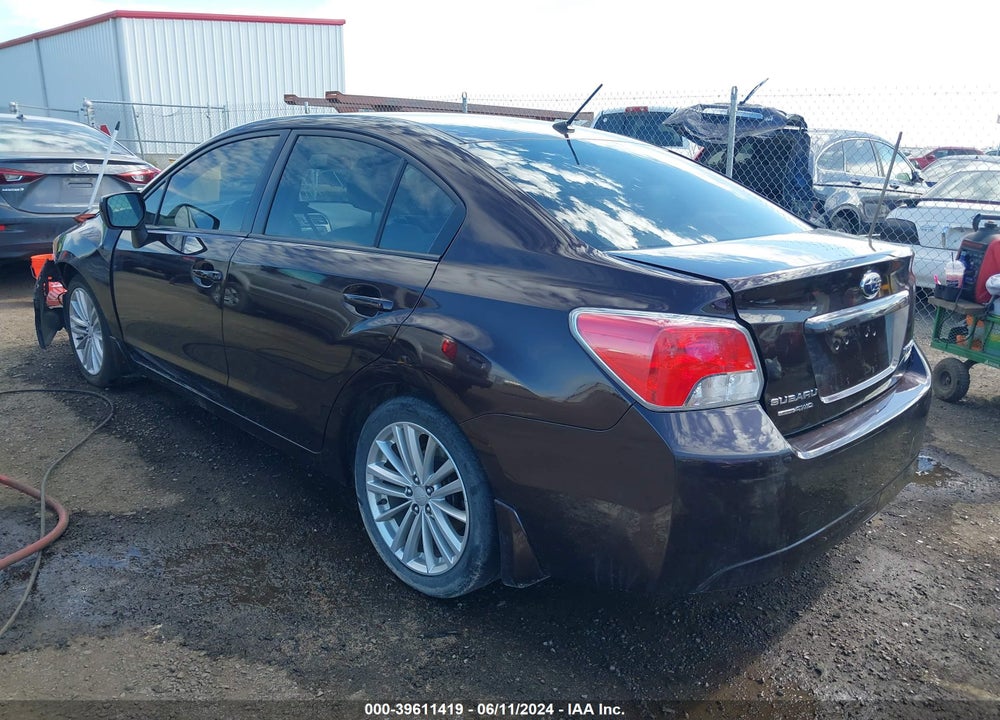 2012 SUBARU IMPREZA 2.0I PREMIUM VIN: JF1GJAD61CH030703