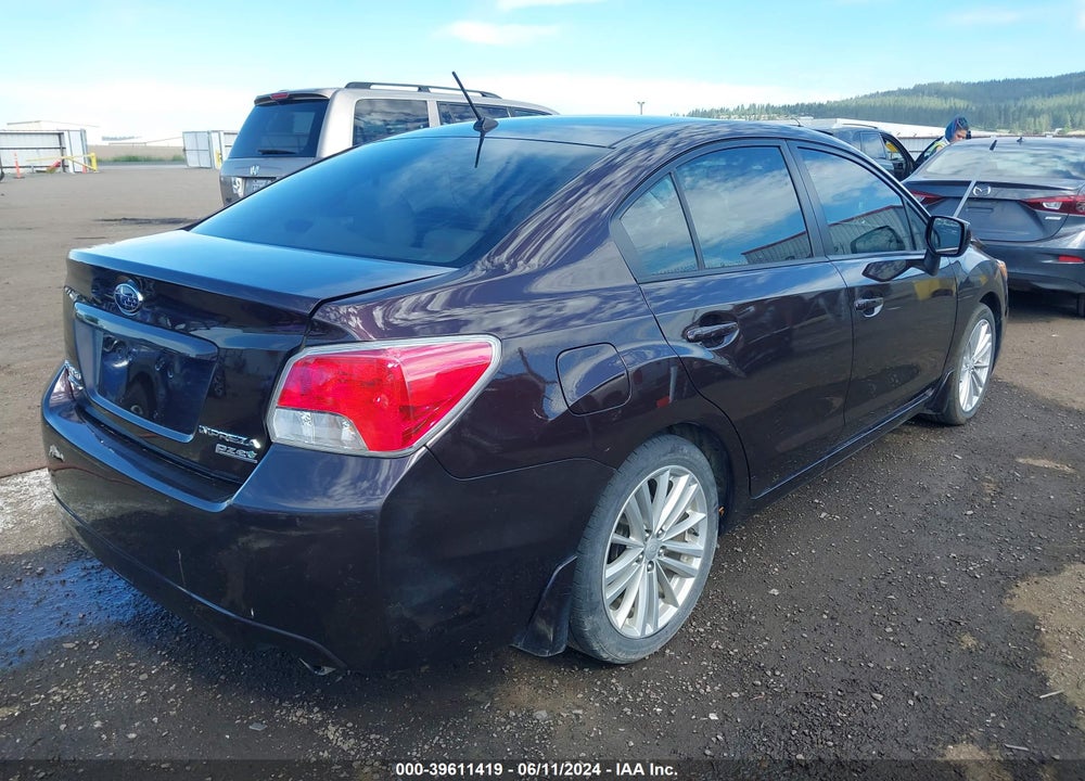 2012 SUBARU IMPREZA 2.0I PREMIUM VIN: JF1GJAD61CH030703