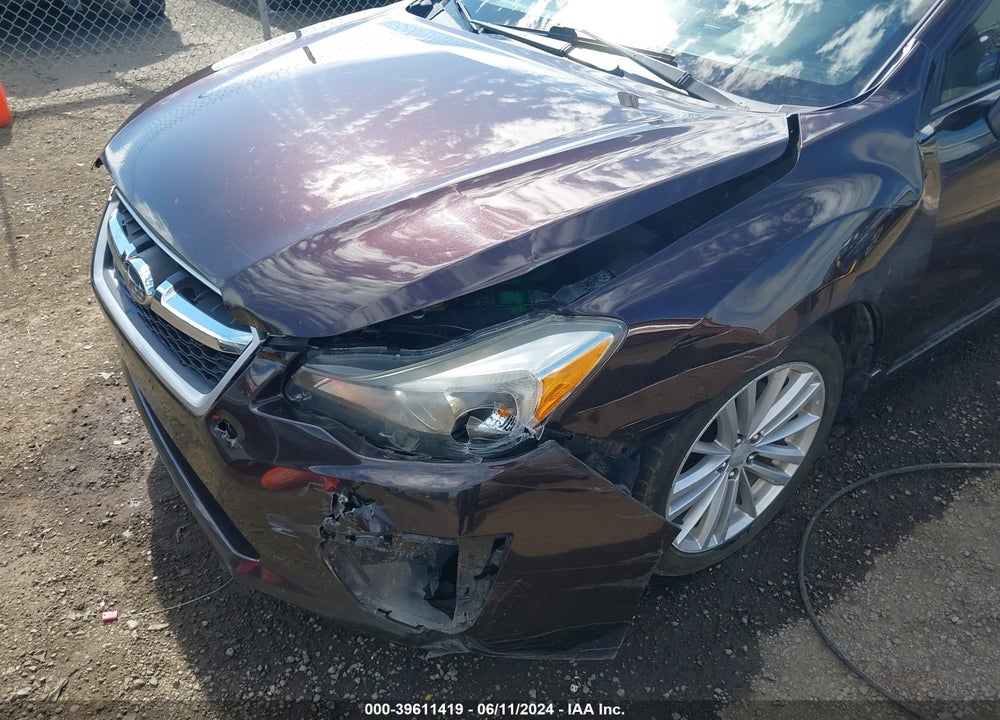 2012 SUBARU IMPREZA 2.0I PREMIUM VIN: JF1GJAD61CH030703