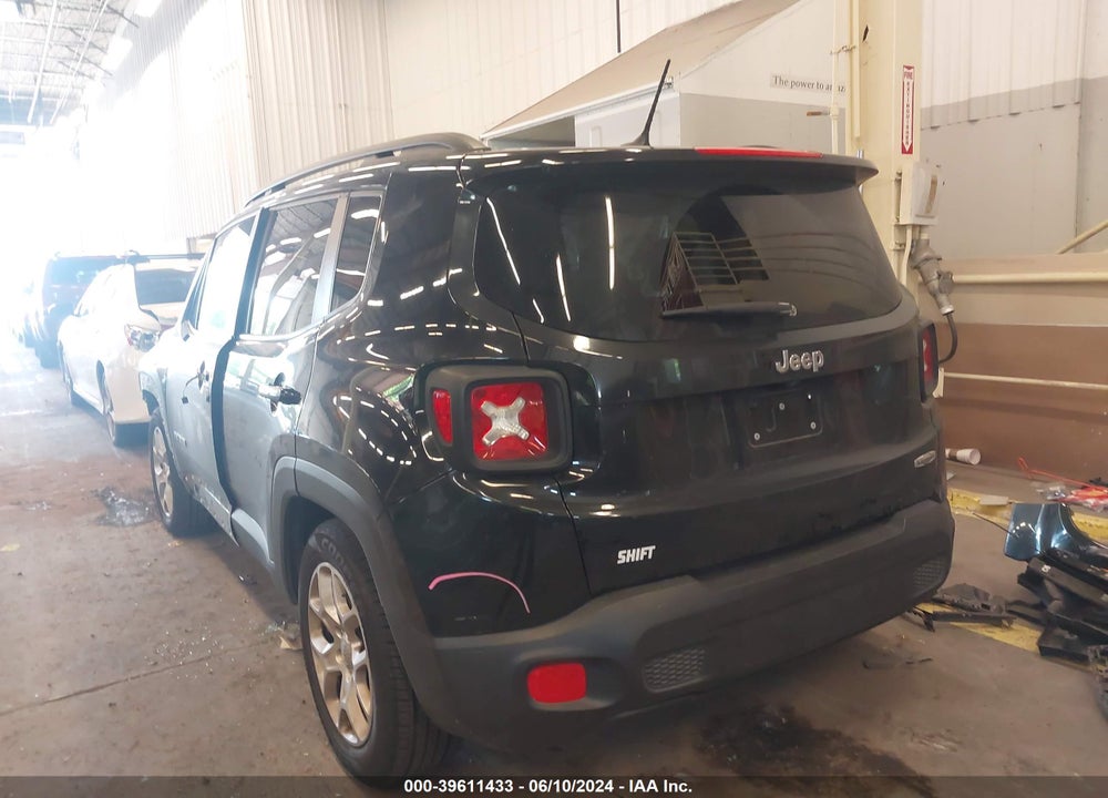 2016 JEEP RENEGADE LATITUDE VIN: ZACCJABT3GPD83850