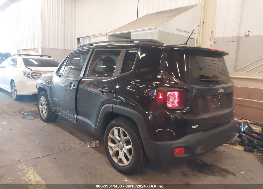 2016 JEEP RENEGADE LATITUDE VIN: ZACCJABT3GPD83850