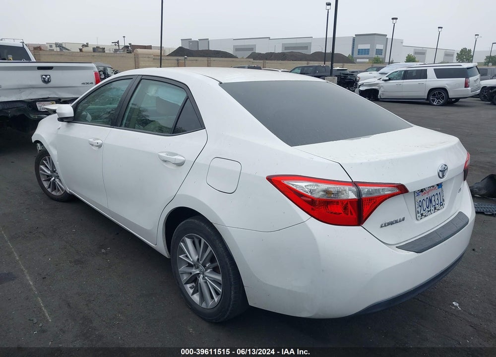 2015 TOYOTA COROLLA LE PLUS VIN: 5YFBURHE8FP346216