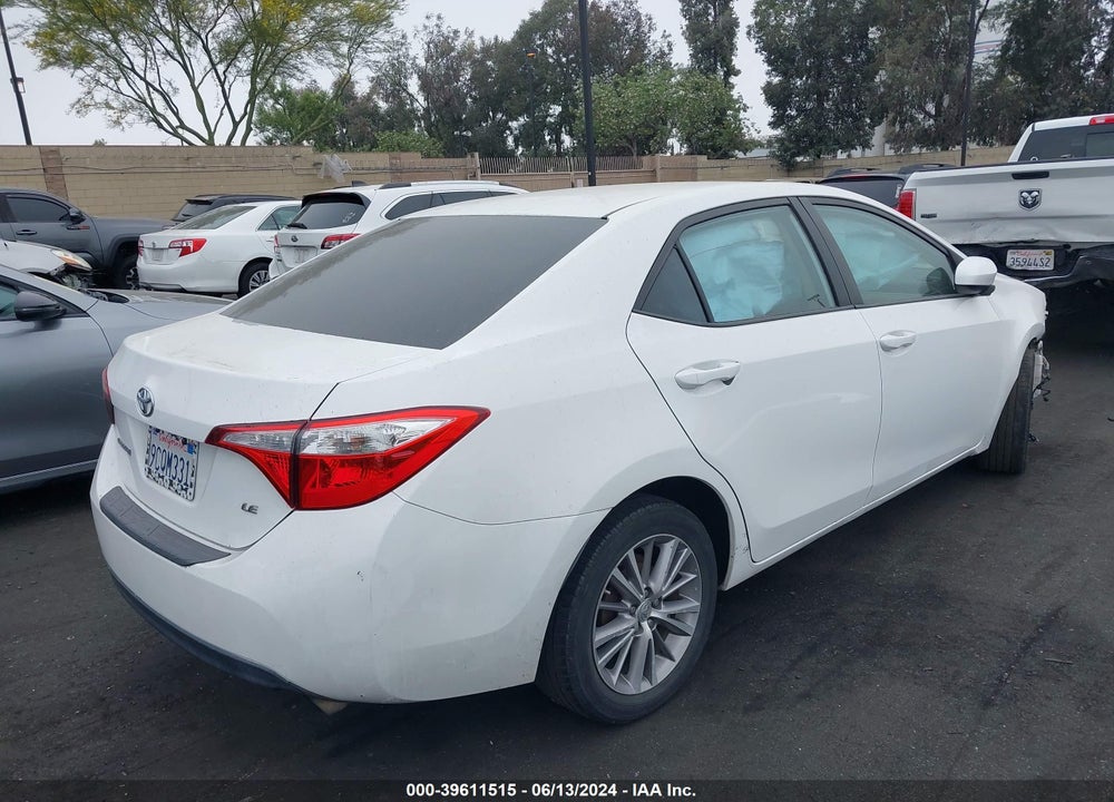2015 TOYOTA COROLLA LE PLUS VIN: 5YFBURHE8FP346216