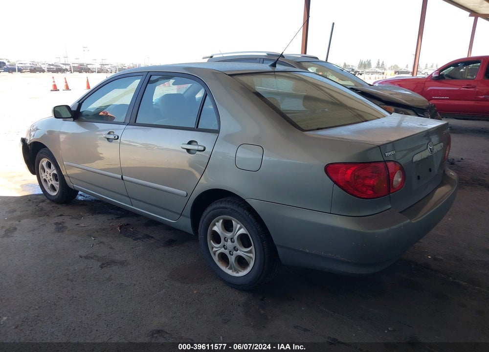 2003 TOYOTA COROLLA LE VIN: 2T1BR32E33C116005