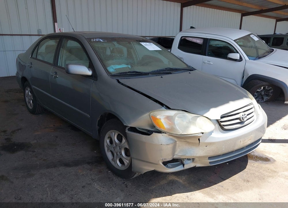 2003 TOYOTA COROLLA LE VIN: 2T1BR32E33C116005
