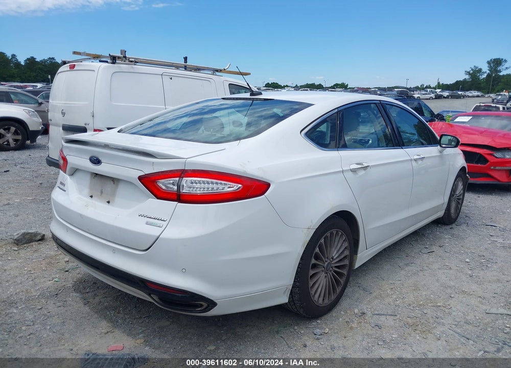 2016 FORD FUSION TITANIUM VIN: 3FA6P0K9XGR369482