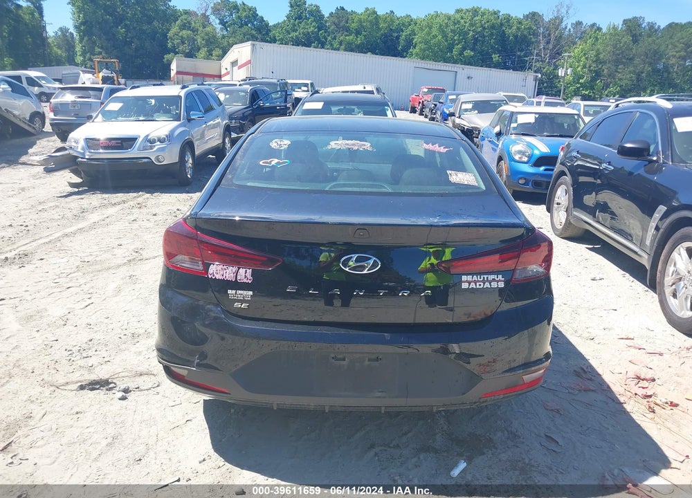 2019 HYUNDAI ELANTRA SE VIN: 5NPD74LF6KH409789