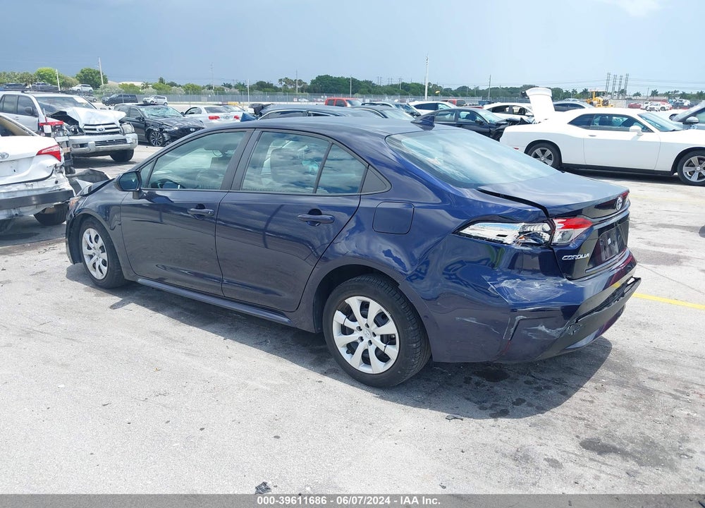 2020 TOYOTA COROLLA LE VIN: 5YFEPRAE3LP105948