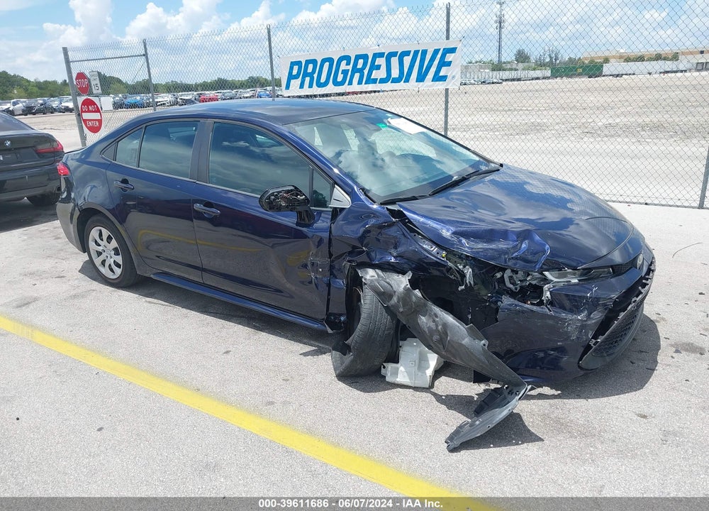 2020 TOYOTA COROLLA LE VIN: 5YFEPRAE3LP105948