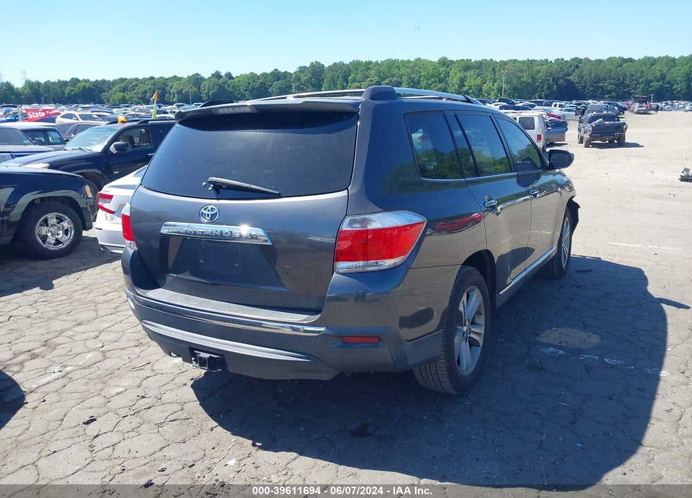 2011 TOYOTA HIGHLANDER LIMITED V6 VIN: 5TDYK3EH7BS024602