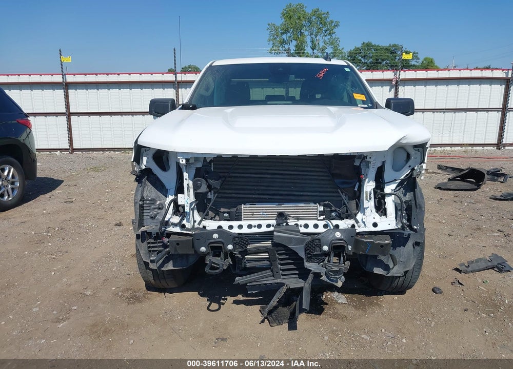 2022 CHEVROLET SILVERADO 1500 4WD SHORT BED CUSTOM VIN: 1GCPDBEK4NZ550264