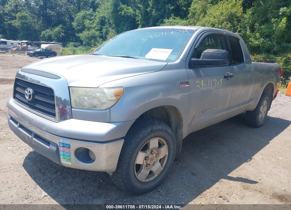 2008 TOYOTA TUNDRA SR5 5.7L V8 VIN: 5TBBV54178S499486