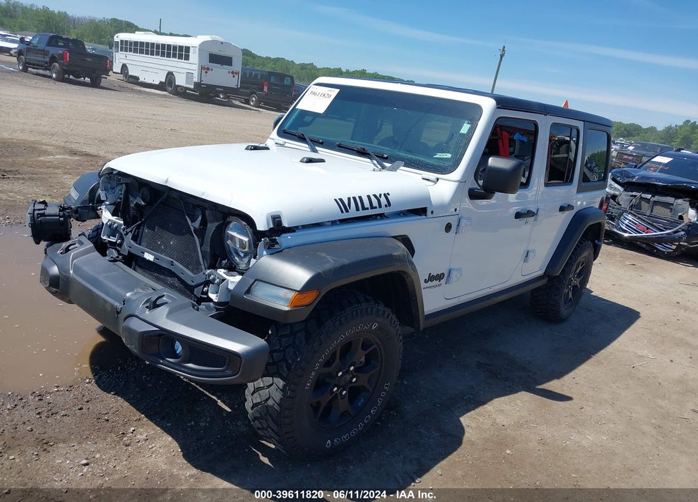 2021 JEEP WRANGLER UNLIMITED WILLYS 4X4 VIN: 1C4HJXDN8MW552802