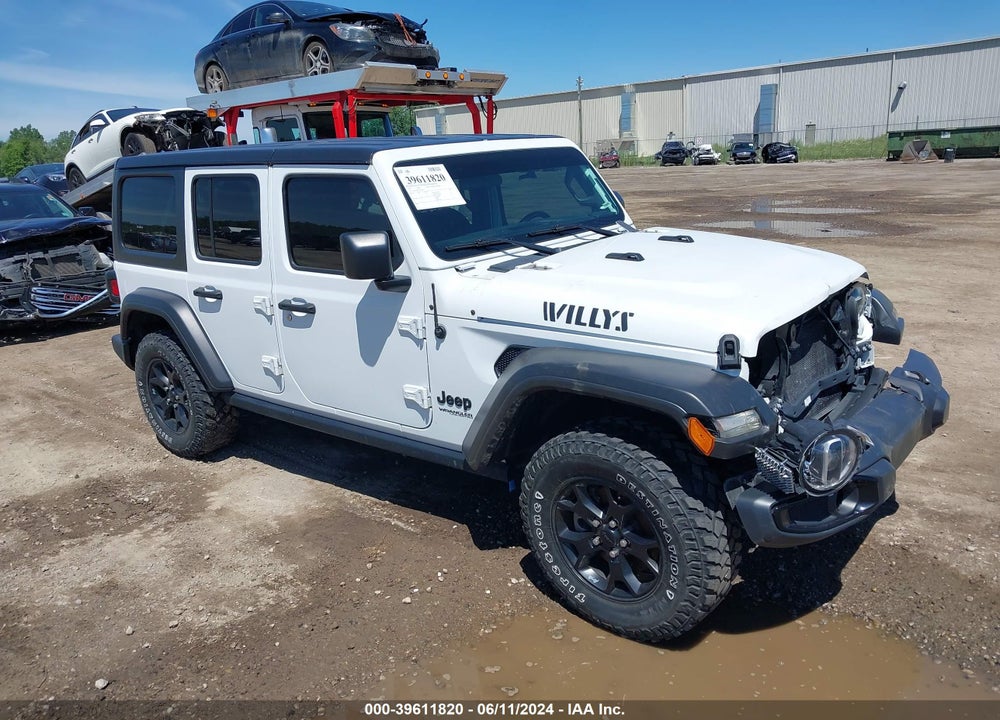 2021 JEEP WRANGLER UNLIMITED WILLYS 4X4 VIN: 1C4HJXDN8MW552802