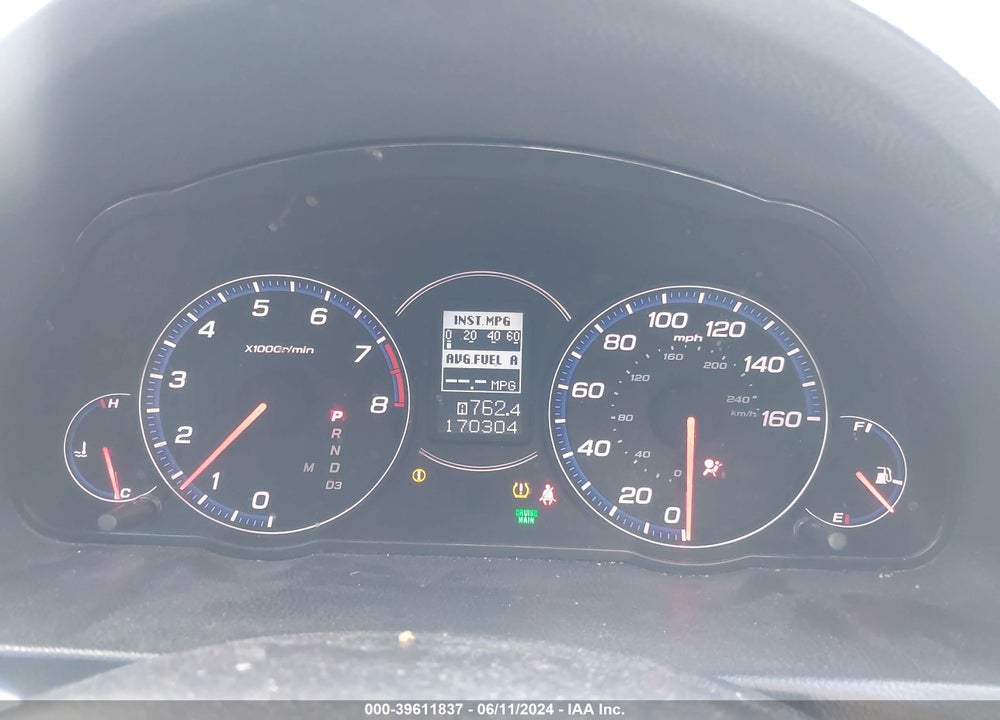 2008 ACURA TSX VIN: JH4CL969X8C021851