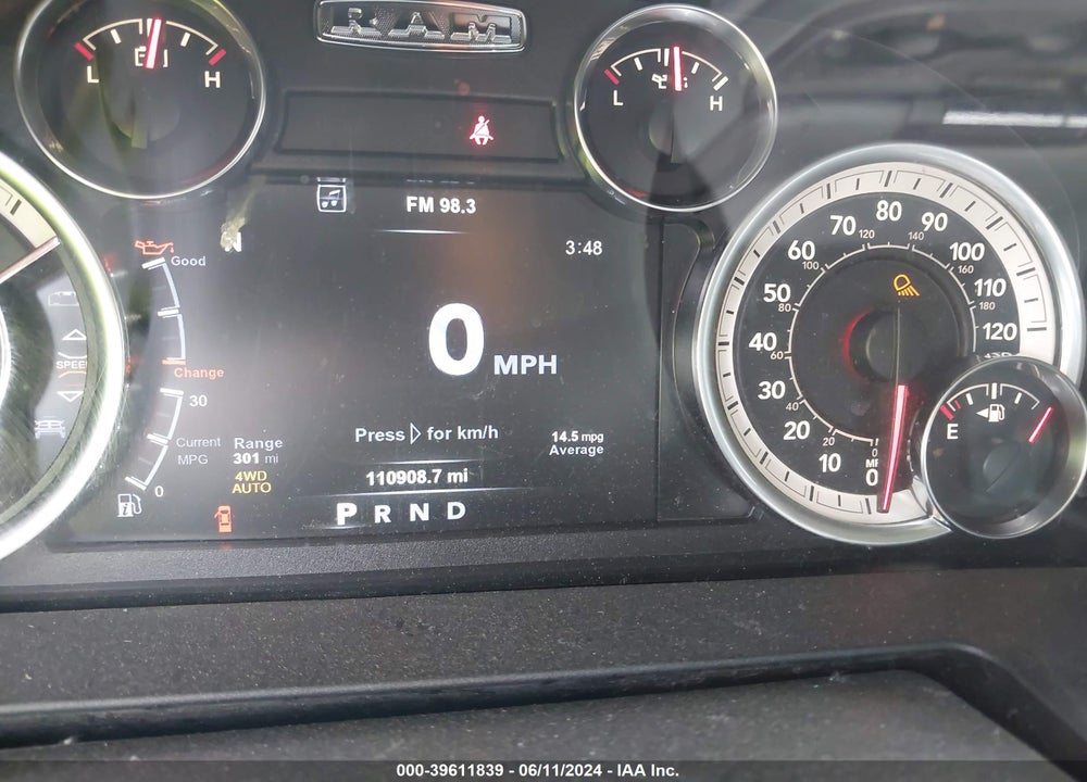 2019 RAM 1500 CLASSIC VIN: 1C6RR7LTXKS569772