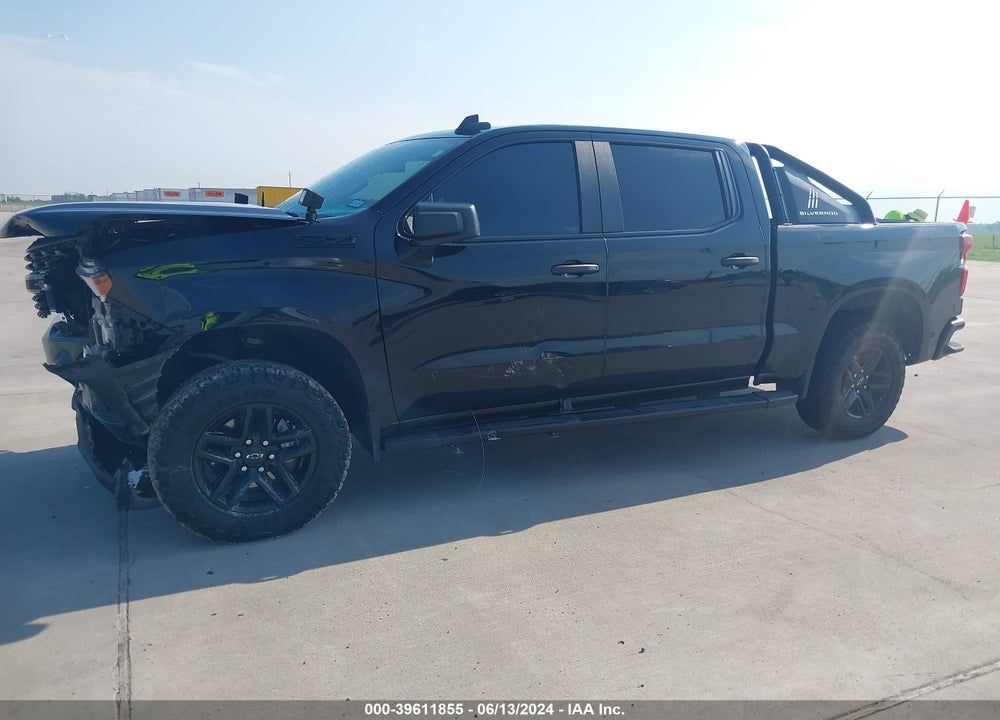 2021 CHEVROLET SILVERADO 1500 4WD SHORT BED CUSTOM TRAIL BOSS VIN: 3GCPYCEF1MG227091
