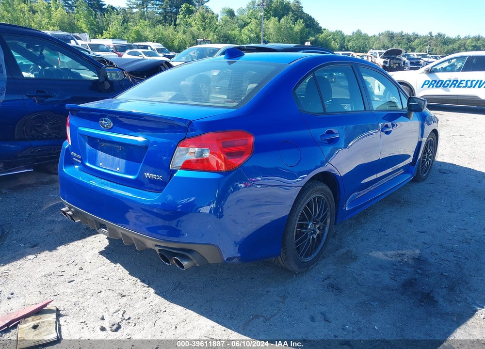 2017 SUBARU WRX VIN: JF1VA1B67H9820549