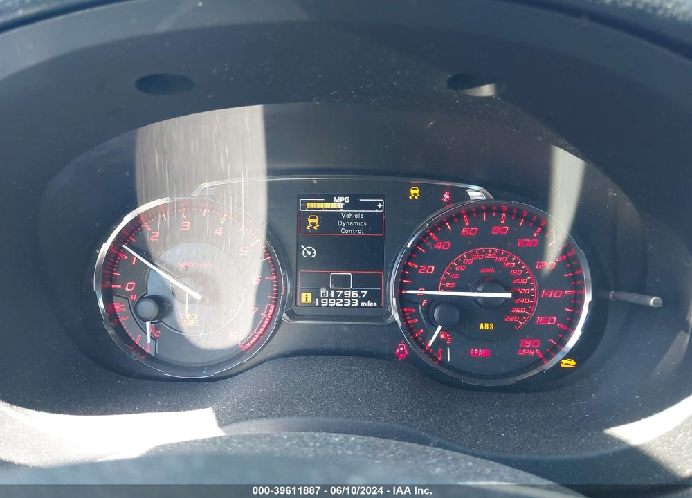 2017 SUBARU WRX VIN: JF1VA1B67H9820549