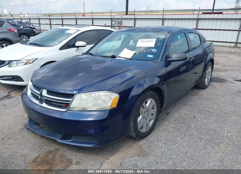 2013 DODGE AVENGER SE VIN: 1C3CDZAB8DN630383