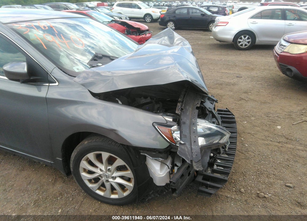 2019 NISSAN SENTRA SV VIN: 3N1AB7AP5KY333230