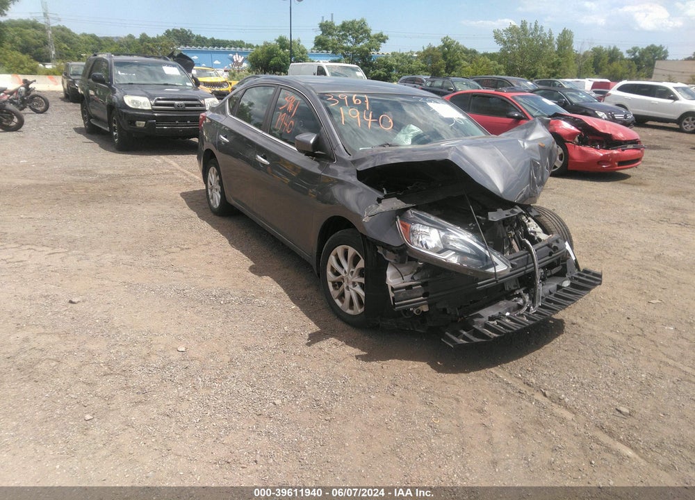 2019 NISSAN SENTRA SV VIN: 3N1AB7AP5KY333230