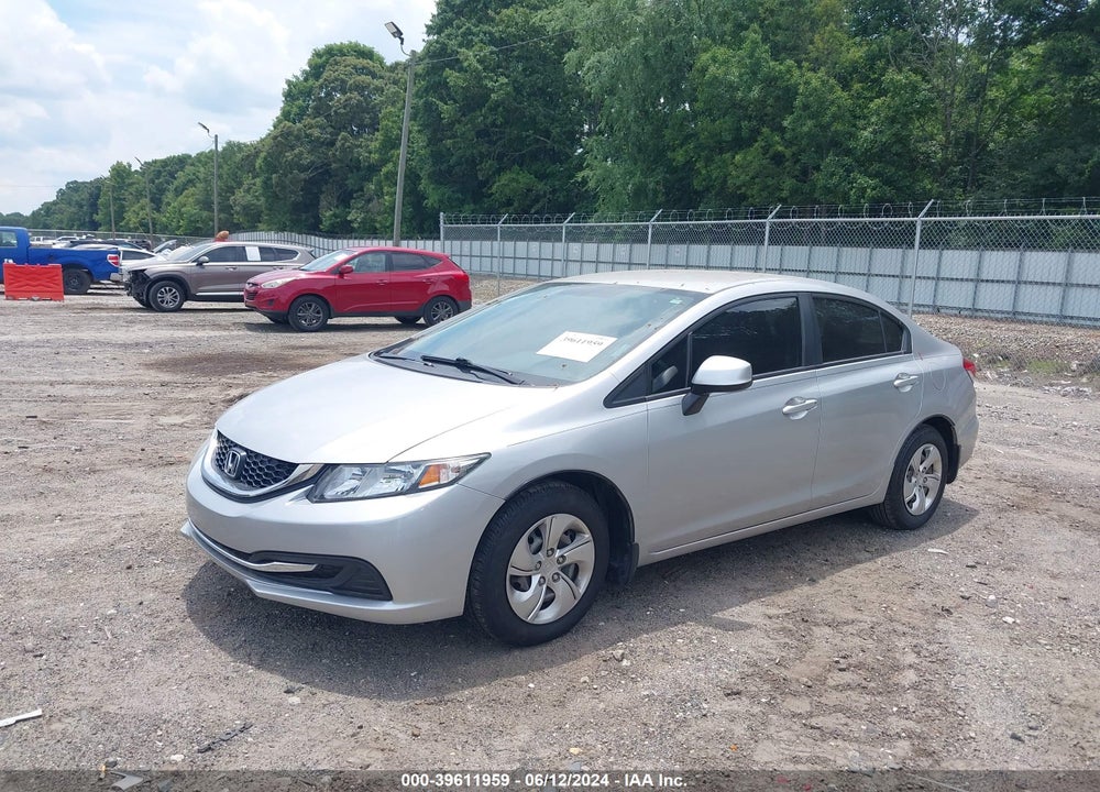 2013 HONDA CIVIC LX VIN: 19XFB2F57DE009066