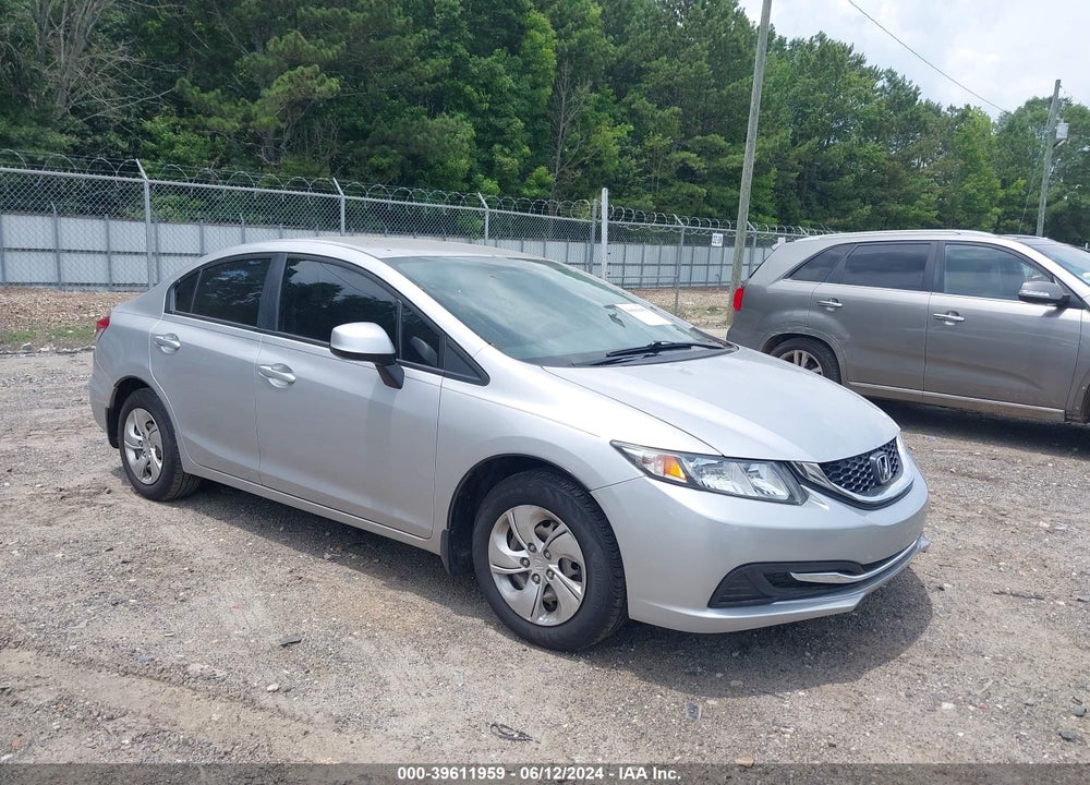 2013 HONDA CIVIC LX VIN: 19XFB2F57DE009066