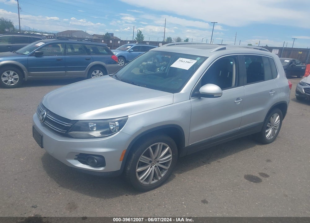 2015 VOLKSWAGEN TIGUAN SE VIN: WVGBV7AX7FW105795