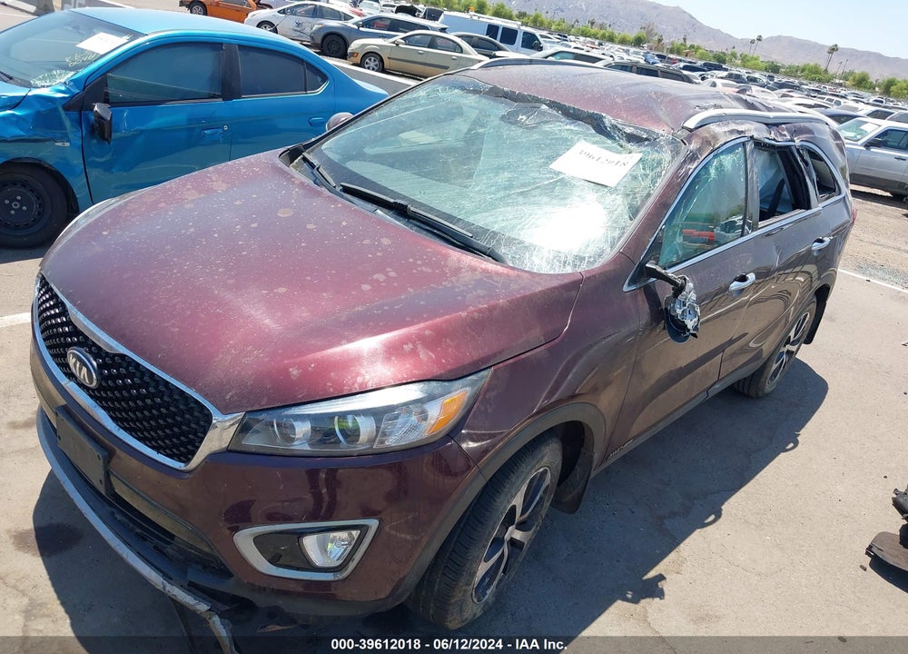 2018 KIA SORENTO 3.3L EX VIN: 5XYPHDA58JG395209